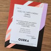 Carte cadeau OURKA, à utiliser dans la Boutique de Saint-Malo ou dans le e-shop