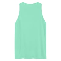Image 4 of Birdflip® aqua embroidered tank
