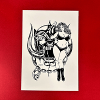 Image 1 of Motörbabe - A5 Print 