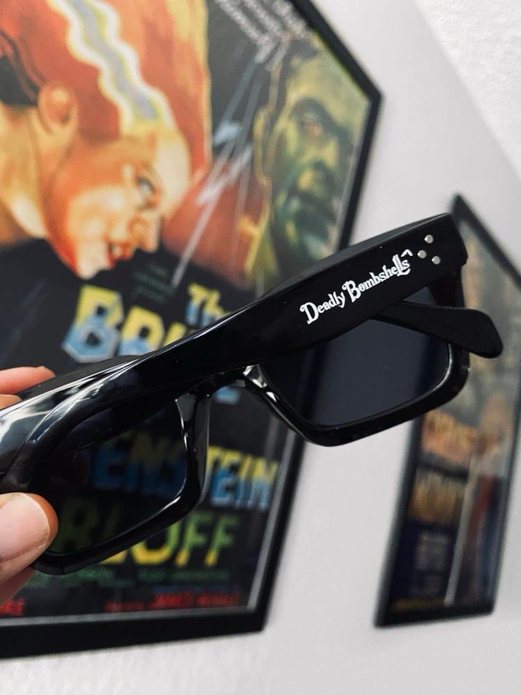 Deadly Bombshell- Sleek Rectangle Sunglasses | Deadly Bombshells