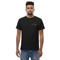 Image 4 of Ugly Heart Unisex Tee- Black/Black