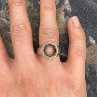 Image 3 of Cut Octagon Signet Ring