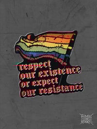 Image 1 of RESPECT FLAG sticker