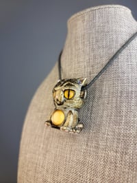 Image 2 of Electrum Kitty Pendant