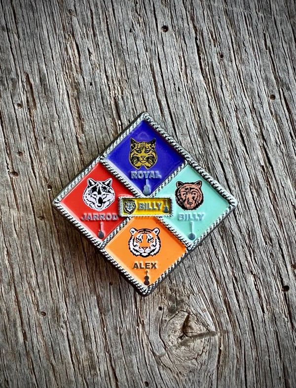 Image of BILLY SCOUT BADGES - SILVER