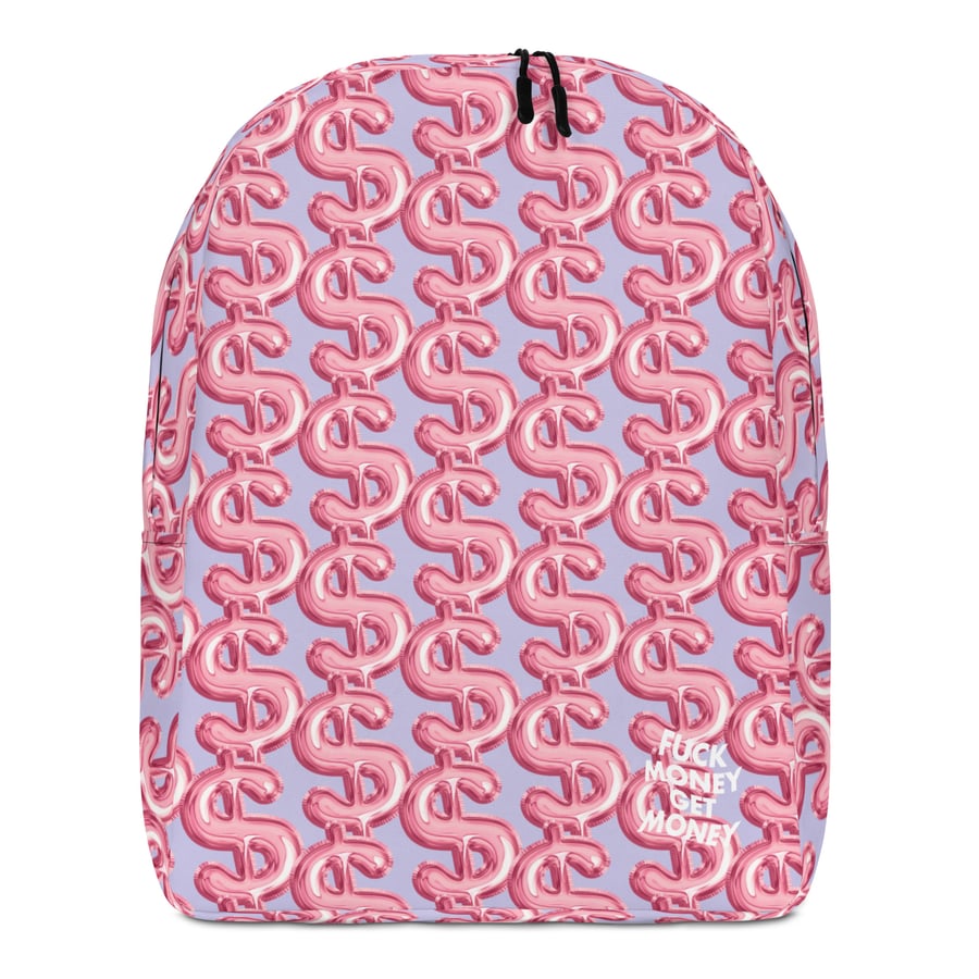 Image of DOLLAR SIGN BACKPACK PINK