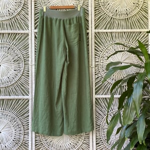 Image of Linea pants - Linen - Spring Green