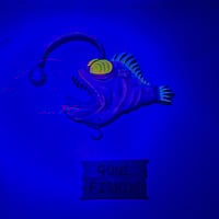 Image 2 of Angler fish wood cutout 