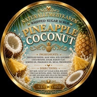 Image 2 of  PINEAPPLE COCONUT WHIPPED SUGAR SCRUB, BUTTERIFFIC body butter, silky body oil 
