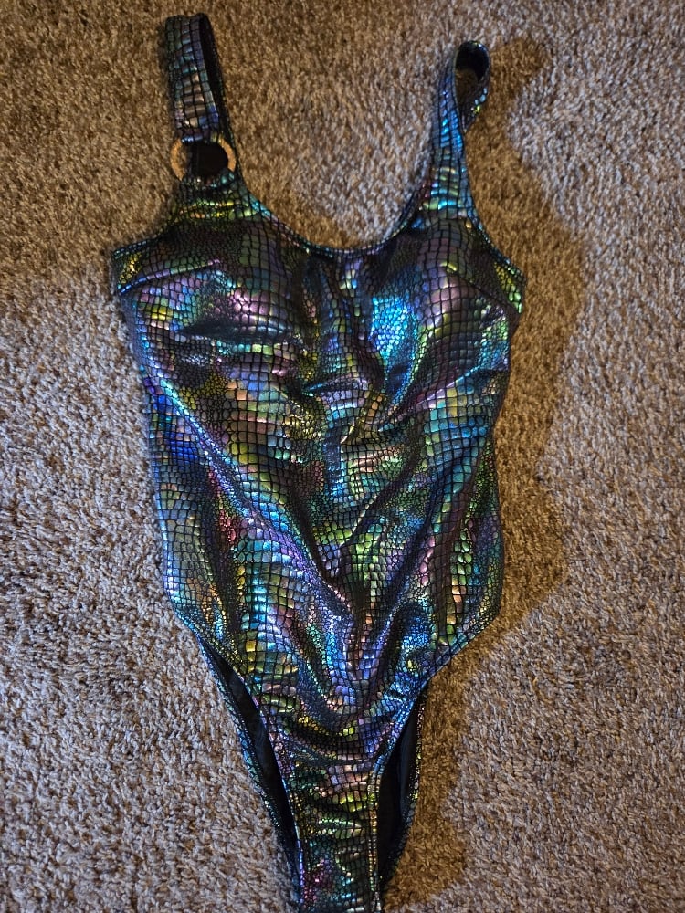 Image of oil spill bodysuit
