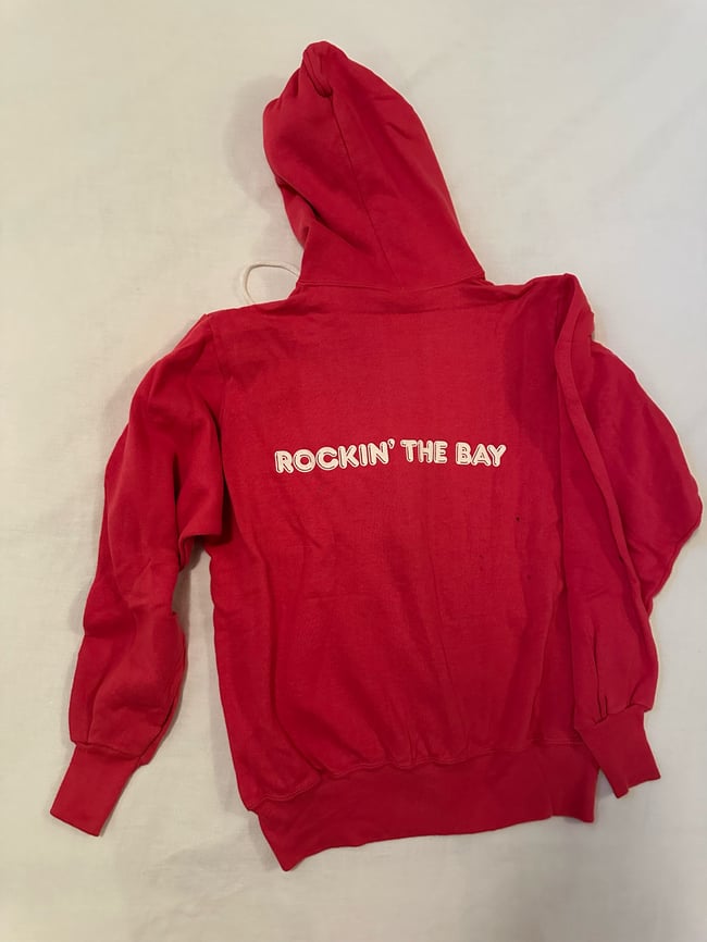 70s kmel san francisco rock and roll radio sweatshirt hoodie zip