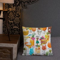 Image 3 of TIKI DRINKS - Premium Pillow