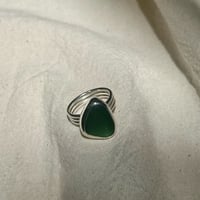 Image 4 of GREEN TREBLE RING (K)