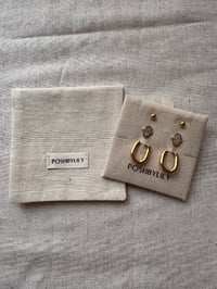 Image 2 of Hamsa Esrring set