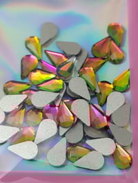 Image 2 of Tear drop rhinestones  3 tones