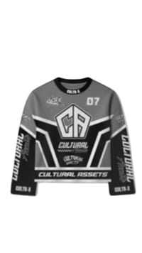 CULTURAL ASSETS MOTO RACING JERSEY (GREY TOP)