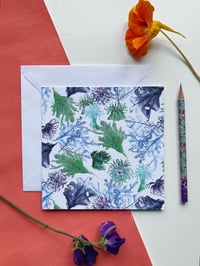 Image 1 of Sea Anemone Greeting Card