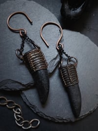 Image 2 of Caged bone earrings 
