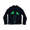 Black/Lime  Villi'age Jeans Jacket 
