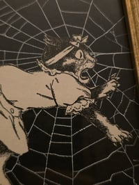 Image 2 of Cat Collection - Large Cat engravings with real preserved web-s