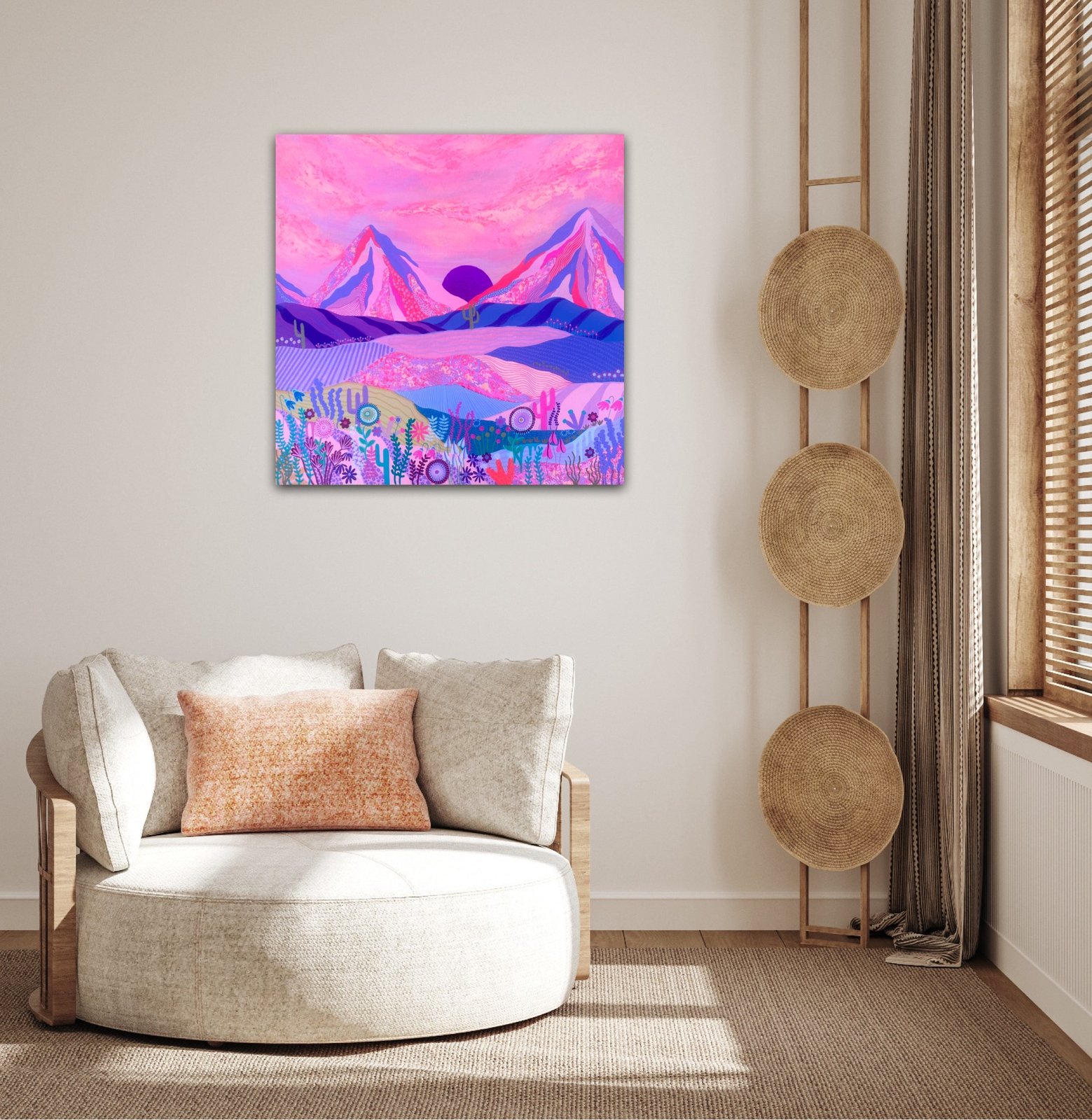 Original Artwork - Secrets Of Summer 46 x 46cms | Abbys-Artistry