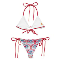 Image 2 of "Van Buddy" All-Over Print Recycled String Bikini