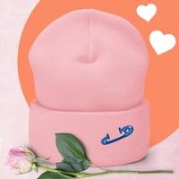 Image 1 of Safety Pin Cuffed Beanie