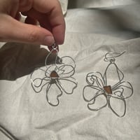 Image 1 of AMBER BLOOM EARRINGS