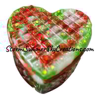 Image 2 of Christmas Themed Bible/Trinket heart shaped box