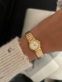 Image 2 of Vintage Dainty Gold Dial SEIKO ✨SMALL WRIST ✨