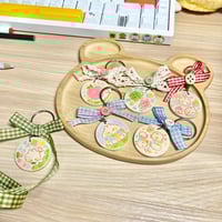 Image 3 of Cozy Friends - Wooden Keychains