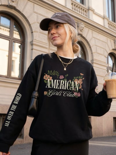Image of American Girls Club tee/sweater/hood