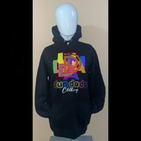 Image 1 of Stylish Black Pullover Hoodie 