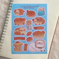 Image 1 of Pure Bread Dogs sticker sheet