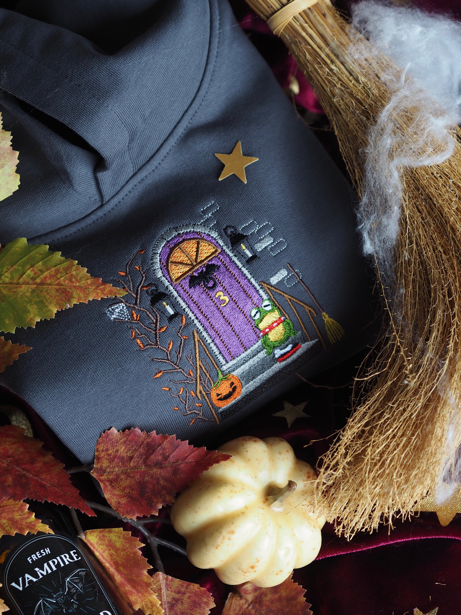 Image of The Witch's Door - Graphite Hoody