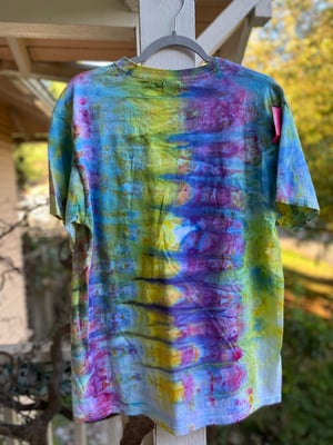 Image of LARGE  Scream Into The Void Tie Dye Shirt 1