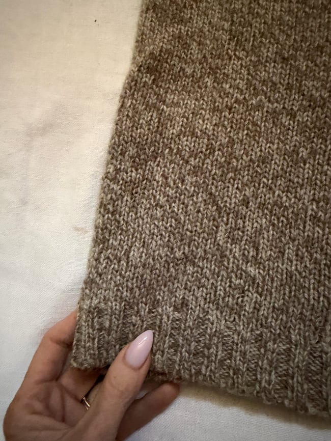 70s knit wool sweater dress