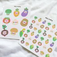 Image 2 of Vegetable blob stickers