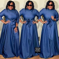 The Denim Christine Dress (Plus)