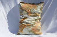 Image 4 of Silk Pillowcase set in Golden Moss