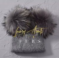 Image 3 of Fur “Beanie” skull cap (pre order)7-14 days to ship