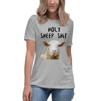 Image 10 of Women's Relaxed T-Shirt, Holy Sheep Shirt | Funny Sheep Humor Graphic Tee