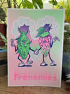 Frenemies -A4- 3 Colour Risograph