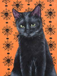 Black Cat Print