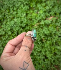 Image 3 of Turquoise ring mixed metal - size 10