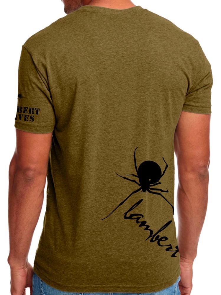 Image of Lambert back/sleeve tee (mil green) 