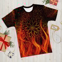 Image 2 of Mandala On Fire Men's T-shirt