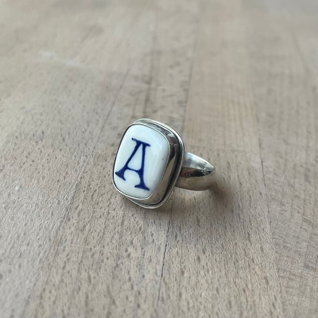 'A' Letter Ring - P1/2