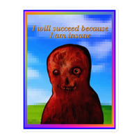Image 1 of I Will Succeed Sticker