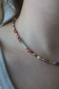 Image 3 of Citrus Amethyst necklace in gold